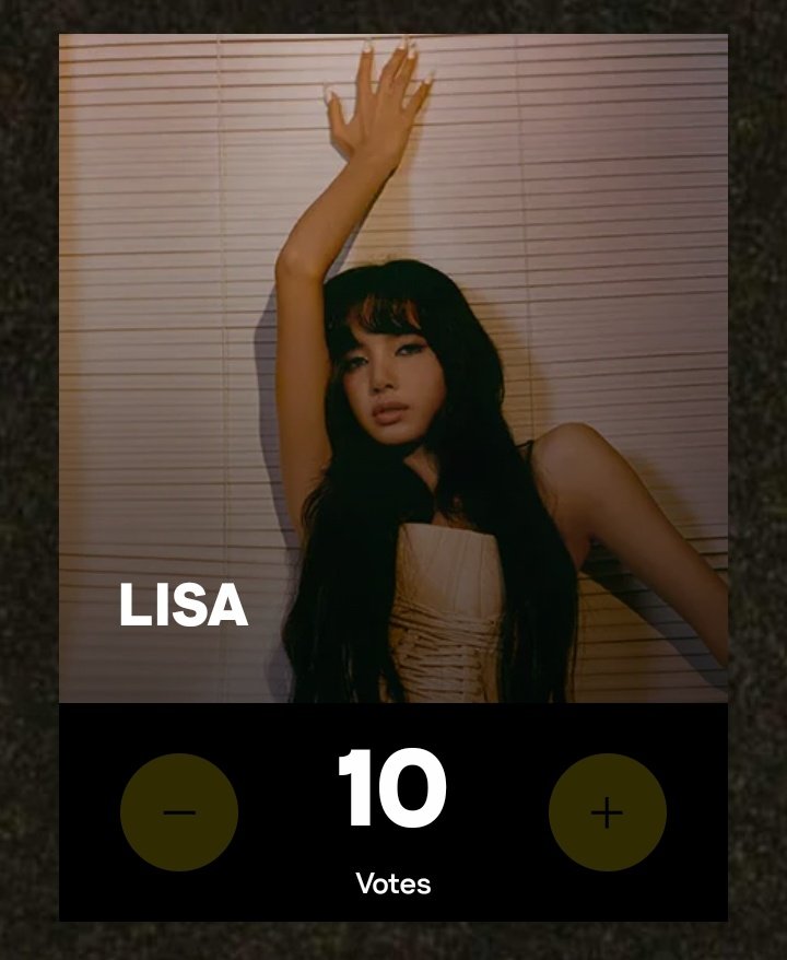 BP_VotingTeam's tweet photo. 🚨MTV EMA 2024

BLINKS! #LISA is nominated for Best K-pop category. 1 account can cast 10 votes daily. Use as many accounts as. Let's win this! 

Vote here:https://t.co/0Yu4aMgIZE

#BLACKPINK @BLACKPINK https://t.co/1fGjdK6Gp1