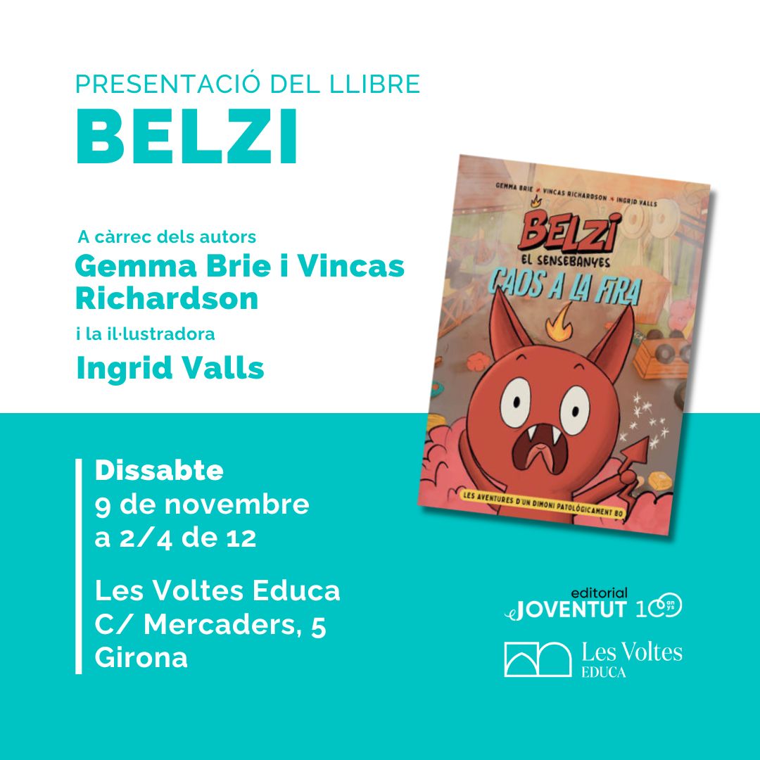 🙌 Nova presentació del llibre " Belzi" amb <a href="/gemmabrieautora/">Gemma Brie</a> <a href="/VincasRich/">Vincas Richardson</a> <a href="/inkvalls/">inkvalls</a>

🗓 Dissabte 9 de novembre
🕛 Q 2/4 de 12
📍 Les Voltes Educa. C/Mercaders, 5. Girona

#presentació #llibre #llibreinfantil #infantil #ilustracion