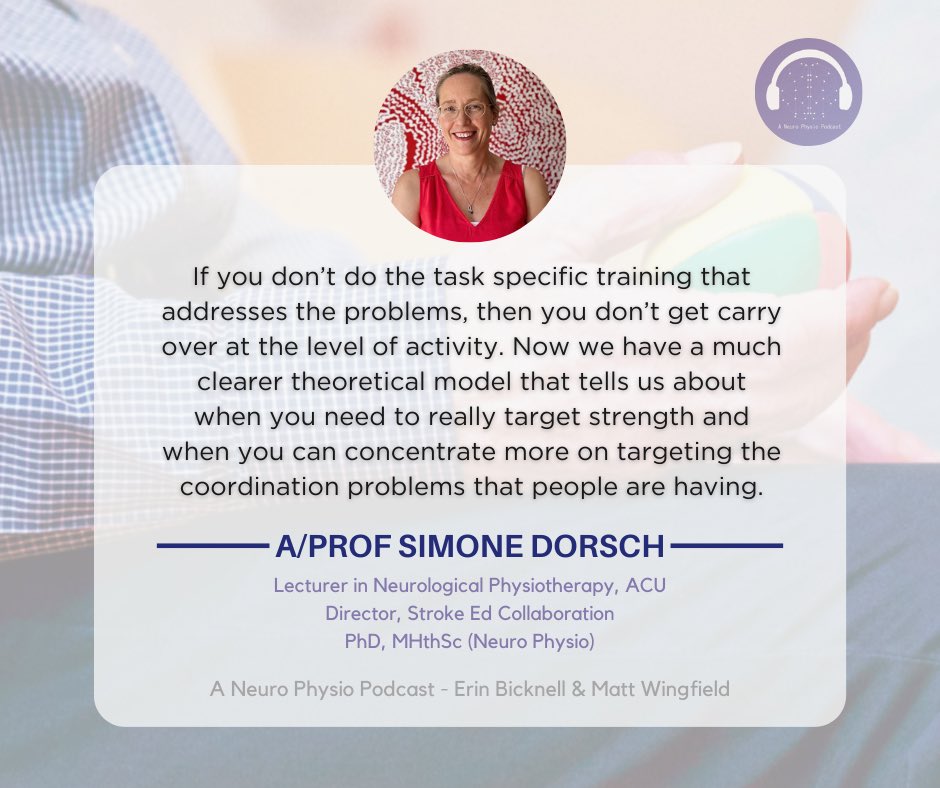 A Neuro Physio Podcast (@aneurophysio) on Twitter photo Itās Associate Professor <a href="/SimoneDorsch/">Simone Dorsch</a>!
Episode out now
aneurophysio.com/simone-dorsch/
Or find it on your chosen podcast platform Itās Associate Professor <a href="/SimoneDorsch/">Simone Dorsch</a>!
Episode out now
aneurophysio.com/simone-dorsch/
Or find it on your chosen podcast platform