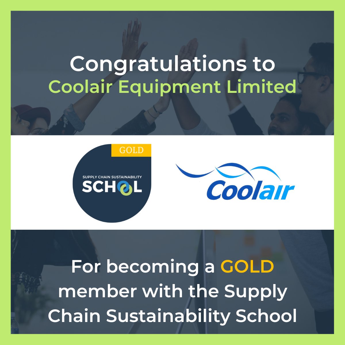 Congratulations to Coolair Equipment Limited for becoming the latest School member to reach gold status. ⭐

Read their case study to learn about how they have benefitted from being an active member of the School.

Download here ▶️ ow.ly/jhMN50TGzfs

#GoldSCSS
