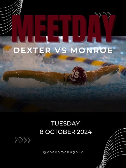 DexterSwimDive's tweet photo. Dreads march down to Monroe to take on the Trojans!  #DexSwim #DexDive @dexterathletics @irondread_sc https://t.co/emm9xZEl6d