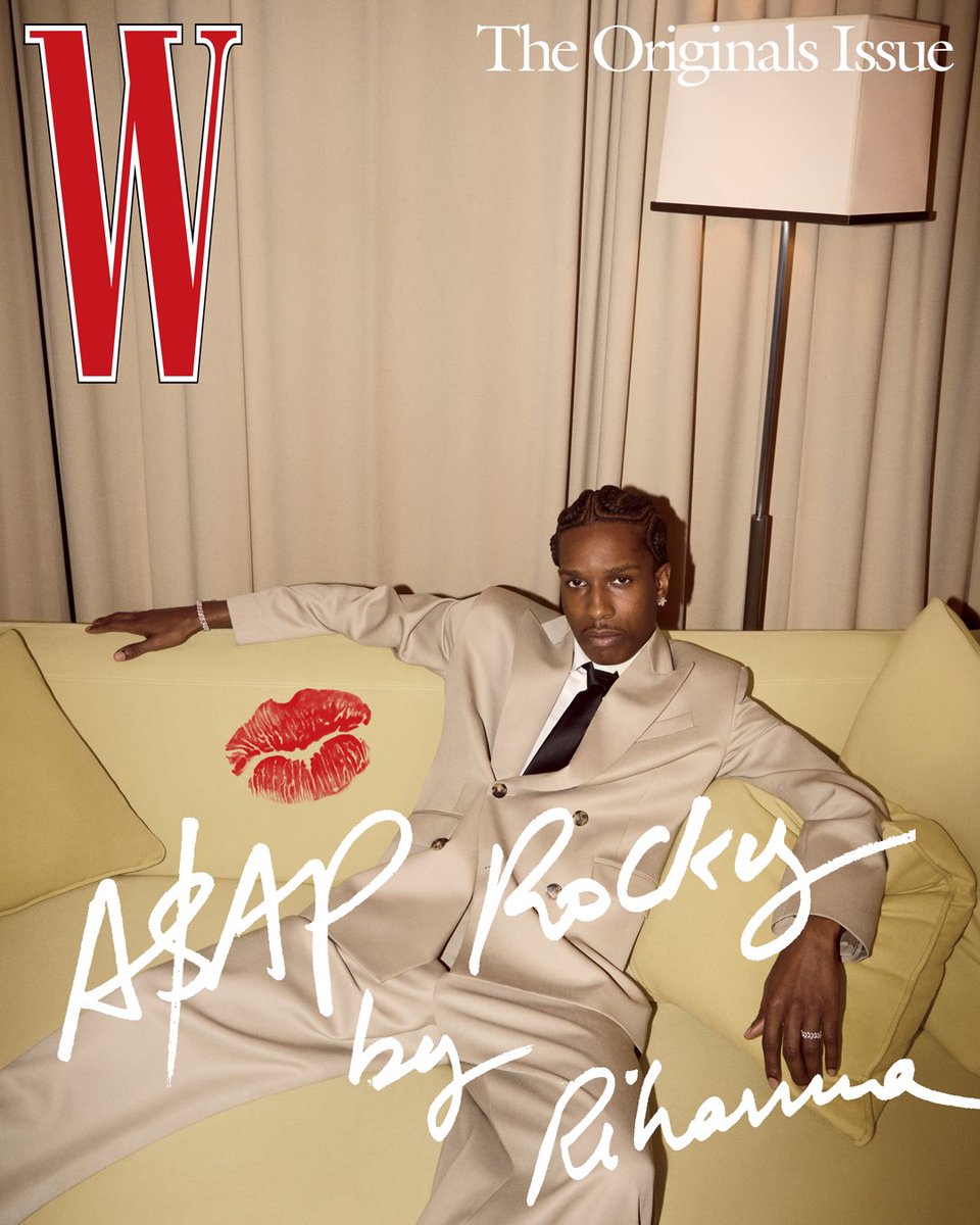 wmag's tweet image. Introducing The Originals Issue starring A$AP Rocky photographed by Rihanna: bit.ly/4dIPLsK 
A thread 🧵