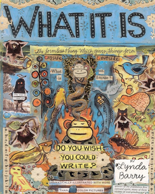 sshubitz's tweet image. Looking for a way to stretch your imagination &amp;amp; creativity, and perhaps discover more of yourself along the way? Lainie Levin shares highlights, features, and key takeaways from writer and artist Lynda Barry&apos;s book, WHAT IT IS. #TWTBlog 
twowritingteachers.org/2024/10/07/boo…