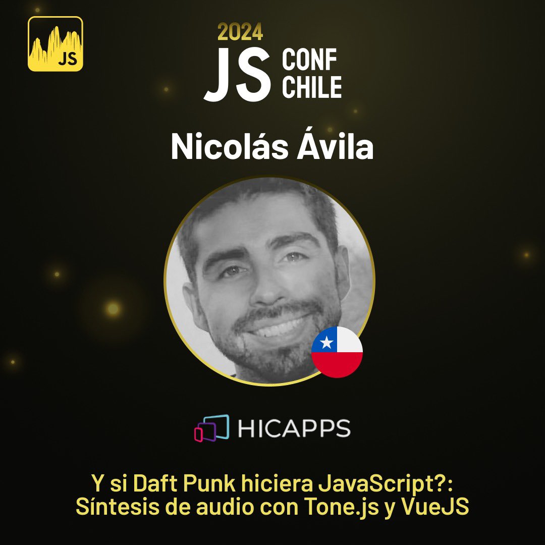 jsconfcl's tweet image. @nicoavila_a nos acompaña en la JSConf Chile 2024! 🎉
Conoce más en su charla : 𝘠 𝘴𝘪 𝘋𝘢𝘧𝘵 𝘗𝘶𝘯𝘬 𝘩𝘪𝘤𝘪𝘦𝘳𝘢 𝘑𝘢𝘷𝘢𝘚𝘤𝘳𝘪𝑝𝘵?: 𝘚í𝘯𝘵𝘦𝘴𝘪𝘴 𝘥𝘦 𝘢𝘶𝘥𝘪𝘰 𝘤𝘰𝘯 𝘛𝘰𝘯𝘦.𝘫𝘴 𝘺 𝘝𝘶𝘦𝘑𝘚
🔗 👉 jsconf.cl
#JSConfChile #JavaScriptChile