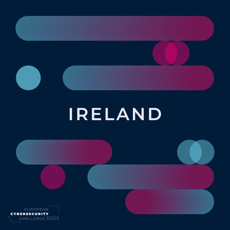 NCSC IE (@ncsc_gov_ie) on Twitter photo Best of luck to Team ๐ฎ๐ช who are taking part in ๐ช๐บ competition at #ECSC2024, this year's Cybersecurity Challenge, taking place in Turin from today.
Congratulations to everyone who made the team, and well done to Mark Lane and all <a href="/ZeroDaysCTF/">ZeroDays CTF</a> for organising participation! Best of luck to Team ๐ฎ๐ช who are taking part in ๐ช๐บ competition at #ECSC2024, this year's Cybersecurity Challenge, taking place in Turin from today.
Congratulations to everyone who made the team, and well done to Mark Lane and all <a href="/ZeroDaysCTF/">ZeroDays CTF</a> for organising participation!