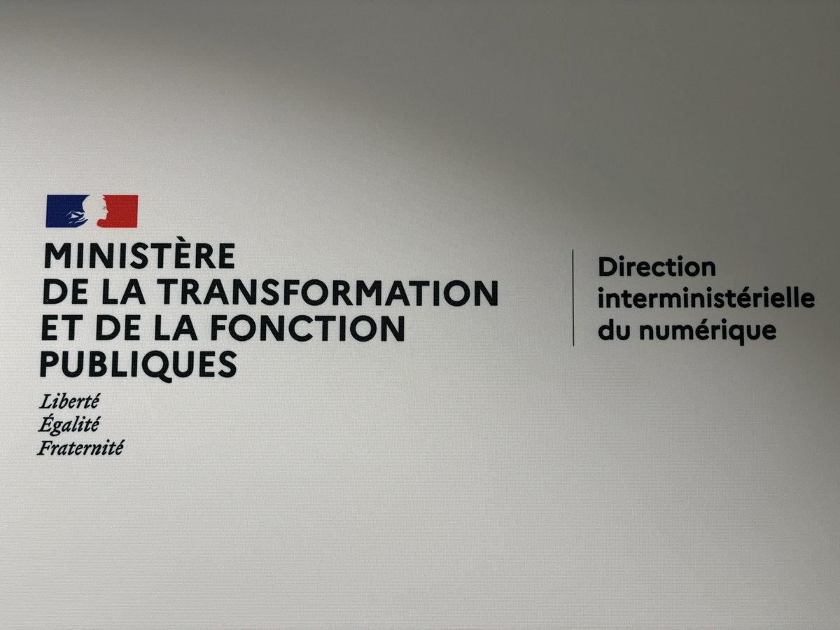 GonzaloJavierV7's tweet photo. La formación continúa hoy en la Dirección interministerial de lo digital (DINUM) sobre la importancia de la #OpenData, #Transparencia y de la #Interoperabilidad para avanzar en la transformación digital del Estado.
Cuánto más informados, mejor gobernamos!
#EstadoEnModoStartUp https://t.co/DKYHJBzlEV