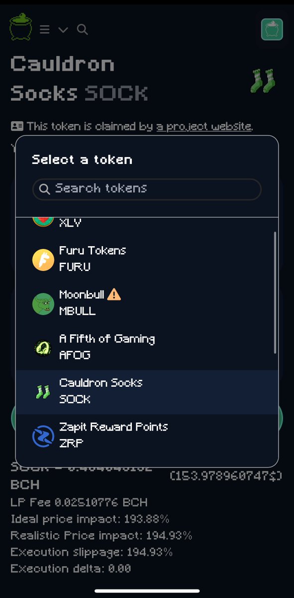CauldronSwap's tweet image. 🔮ABRA 🔮update is Cauldron’s biggest front-end update yet. New layout and data include: 

🧪 New swap console 
🧪 Coinmarketcap like token list 
🧪 New yield monitor 
🧪 Dynamic price change  
🧪 LP pair APY top list 

🪄 Test in development preview dangerzone.cauldron.quest