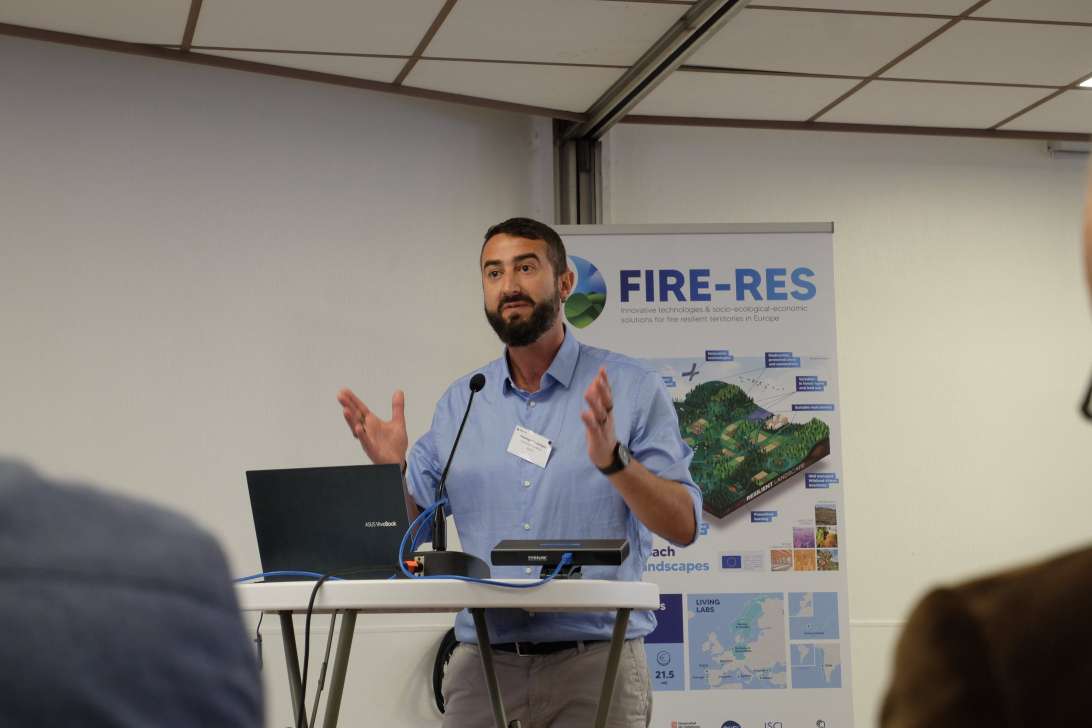 FIRERESProject's tweet photo. On the top of today’s agenda is a deep dive into our #InnovationActions! 💻 From data acquisition to communication with citizens🗣️FIRE-RES partners worked hard to cover all aspects of #IntegratedWildfireManagement. We’re proud &amp; ready to align efforts ahead of the final year! https://t.co/xgqpH3vfqz
