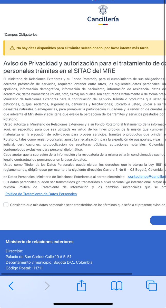 auramarialondon's tweet photo. @infopresidencia @LuisGMurillo No hay citas disponibles. https://t.co/68Clx48KeU