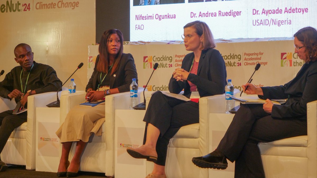 credoadvisory's tweet photo. Kicking off Day 2 of #CTN24 with a Donor Panel on Preparing for Climate Change, where @FAO, @USAIDNigeria, and @giz_gmbh discussed their interventions in climate change and food security, particularly in vulnerable areas like the North-East, Nigeria. https://t.co/YlbVCChLbu