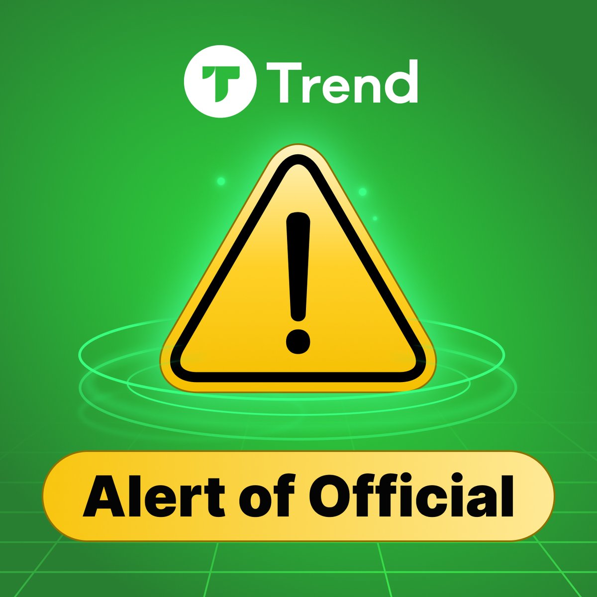 Trend_Web3's tweet photo. @CertiK 🔐As of now, we have not released the $TRN contract address. Please remain vigilant against phishing websites and any impersonating official accounts. Your security is our priority! https://t.co/ArkF2BiKmK