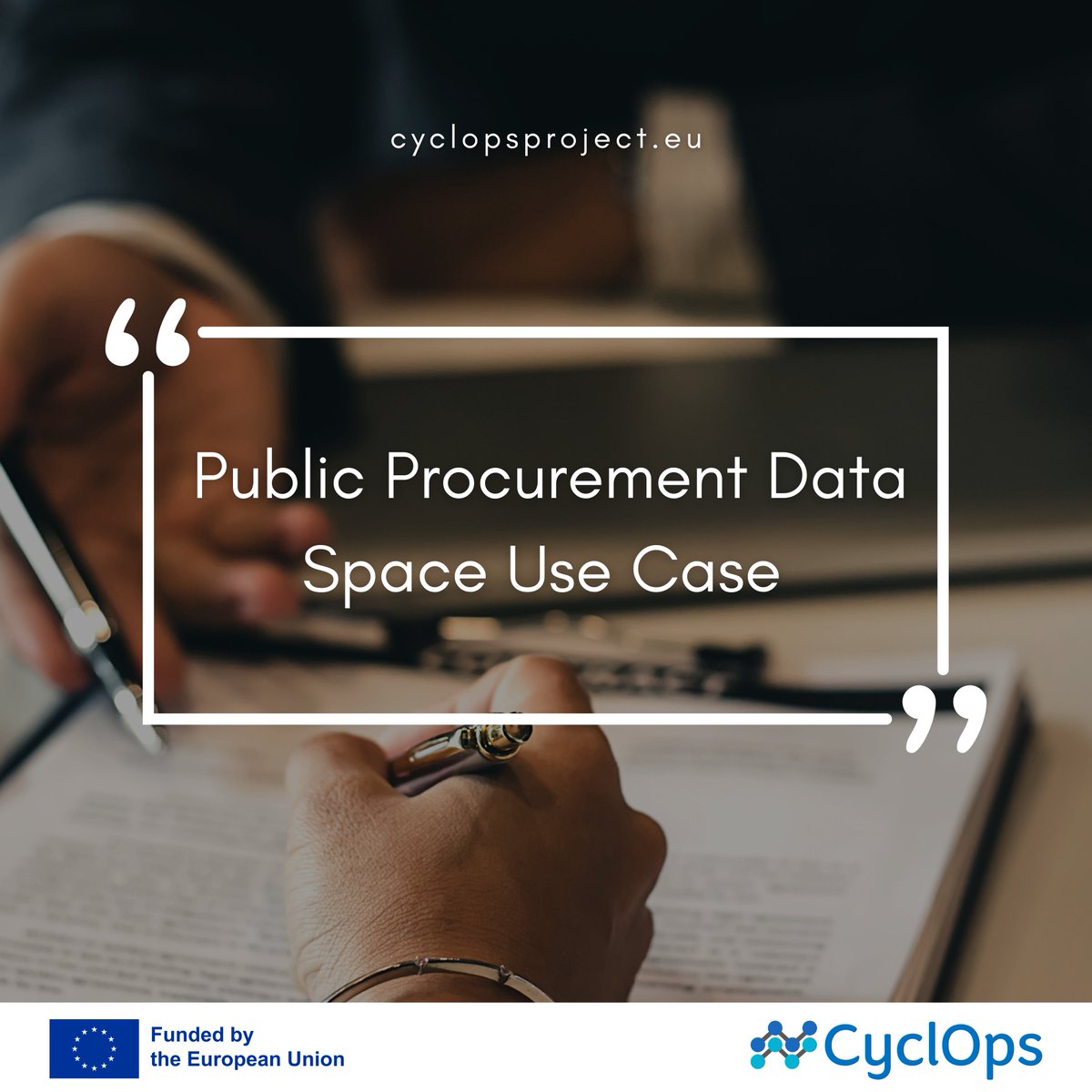 👉This week, we’re diving into the Public Procurement Data Space use case, part of the transformative CyclOps Project. This use case is being developed by our project coordinator NTT Data📊 

🔗 Curious about learning more? lnkd.in/dmgvTX6x