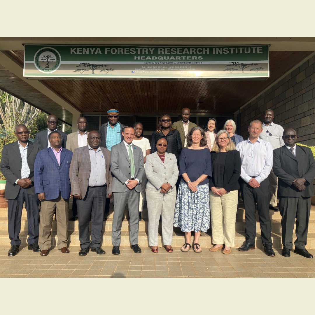 UK Centre for Ecology & Hydrology (@uk_ceh) on Twitter photo A UKCEH delegation is visiting Kenya this week as we grow our longstanding relationships in the region around climate, biodiversity & water.
Delighted to visit <a href="/KEFRIHQ/">Kenya Forestry Research Institute (KEFRI)</a>, with whom we've collaborated for 40+ years, and plant a tree at their campus as a symbol of our friendship. A UKCEH delegation is visiting Kenya this week as we grow our longstanding relationships in the region around climate, biodiversity & water.
Delighted to visit <a href="/KEFRIHQ/">Kenya Forestry Research Institute (KEFRI)</a>, with whom we've collaborated for 40+ years, and plant a tree at their campus as a symbol of our friendship.