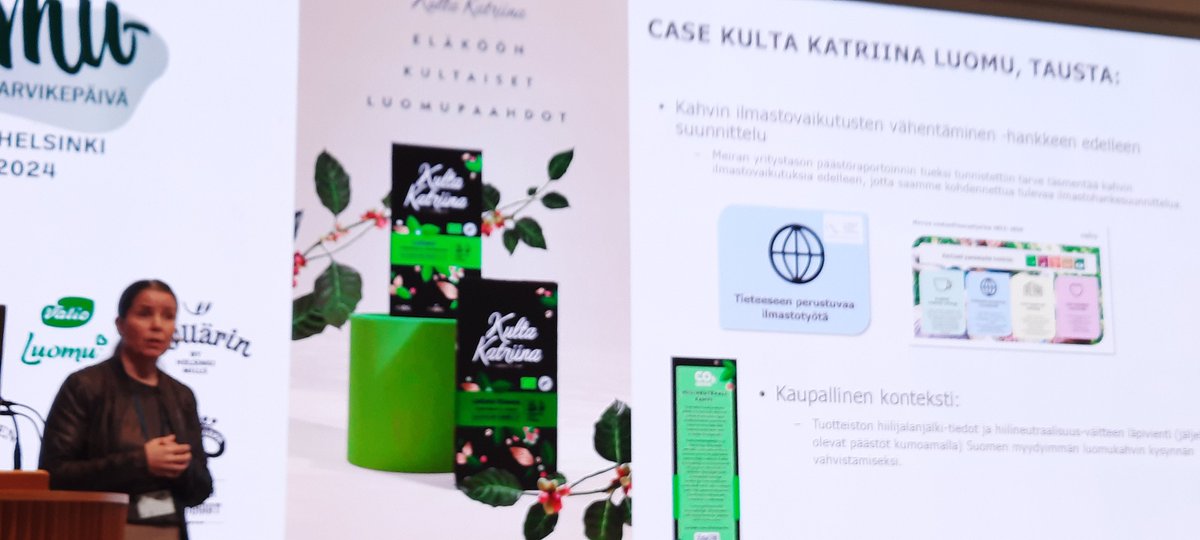 Luomuinstituutti selvitti vuonna 2022 luomukahvin ympäristövaikutuksia toimintamme kehittämisen pohjaksi, alustaa Meiran johtaja Heidi Päiväniemi Luomuep tapahtumassa ☕️😊

luomuinstituutti.fi/katsaus-luomuk…