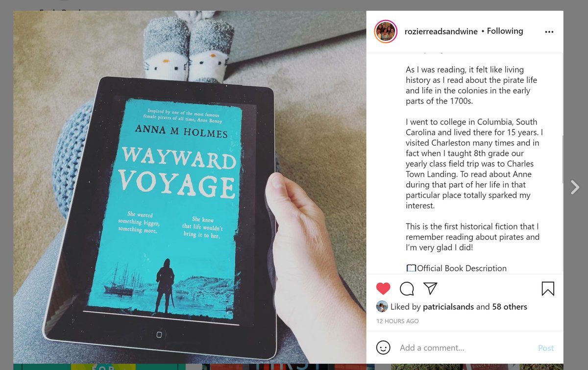 A reminder of Wayward Voyage launch, my story of pirate Anne Bonny. Debut's are to be cherished. #pirates #historicalfiction