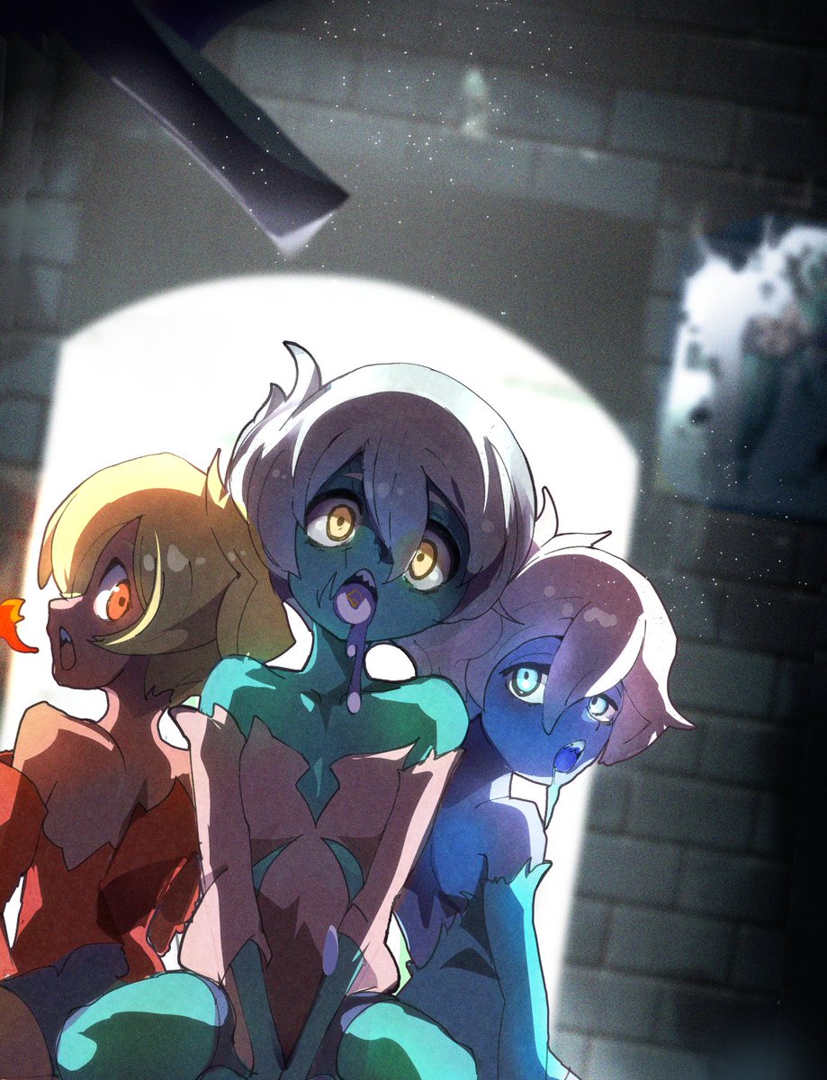 グールガールズ出没注意🧟
#ボクらの太陽 #イラスト