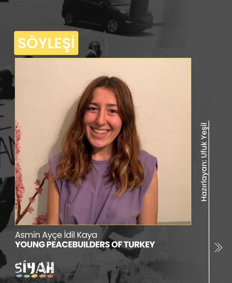 Dernek Başkanımız Ufuk Yeşil, Young Peacebuilders of Turkey’den Asmin Ayçe İdil Kaya ile konuştu:

“Gençler enerjileriyle barışa büyük katkı sağlayabilirler. Amacımız, dezavantajlı grupların da bu sürece dahil edilmesi.”

leylisanat.org/siyah-e-dergi/

<a href="/AsminAyce/">Asmin Ayçe İdil</a> @icinizdenteki