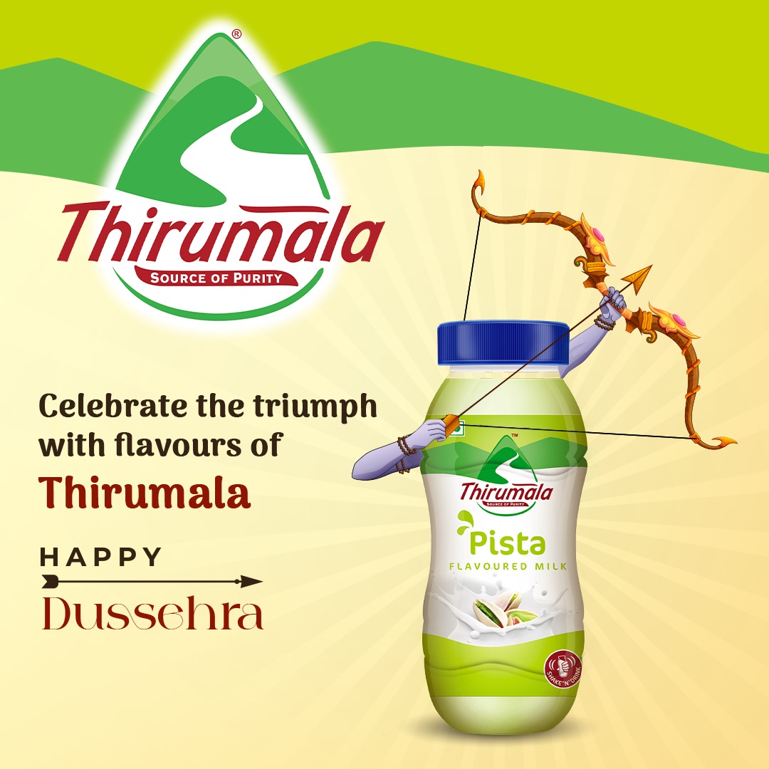 champ_up_'s tweet photo. May this Dussehra bring you joy, prosperity, and the pure goodness of life. Wishing you a victorious and blessed Dussehra. 

#Thirumala #Dussehra #Triumph #Joy #Prosperity #Goodness #Pure https://t.co/K14dArZ2Ar