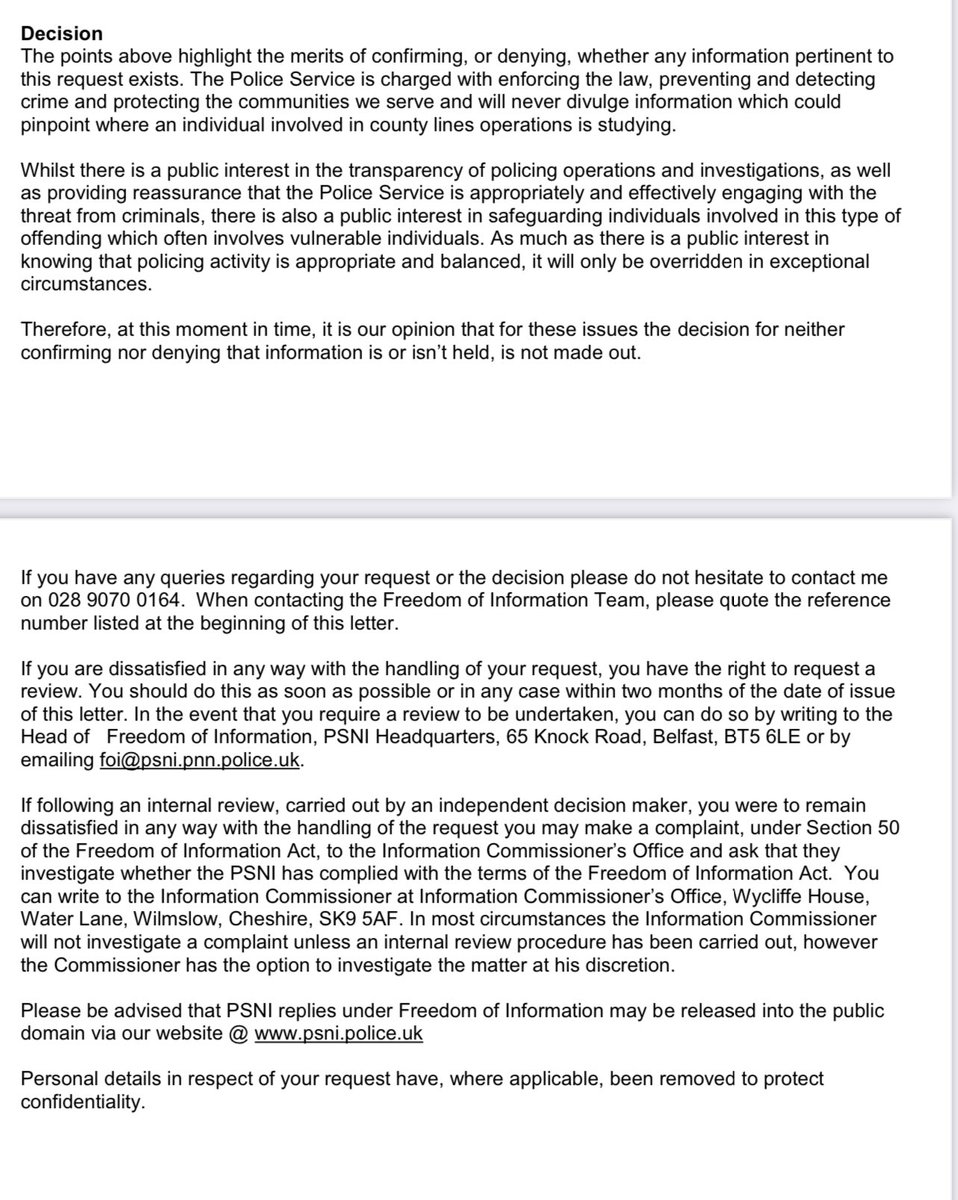 _M_A_Z_Z_A's tweet photo. https://t.co/pfi9zNXxzy How interesting that FOI was asked about county lines & linked to Belfast universities - the information of course was denied by PSNI.Why do we have dealers & convicted users around university sites & cctv unavailable #BelfastCity #CountyLines #Bagmen https://t.co/yQceVrD1fs