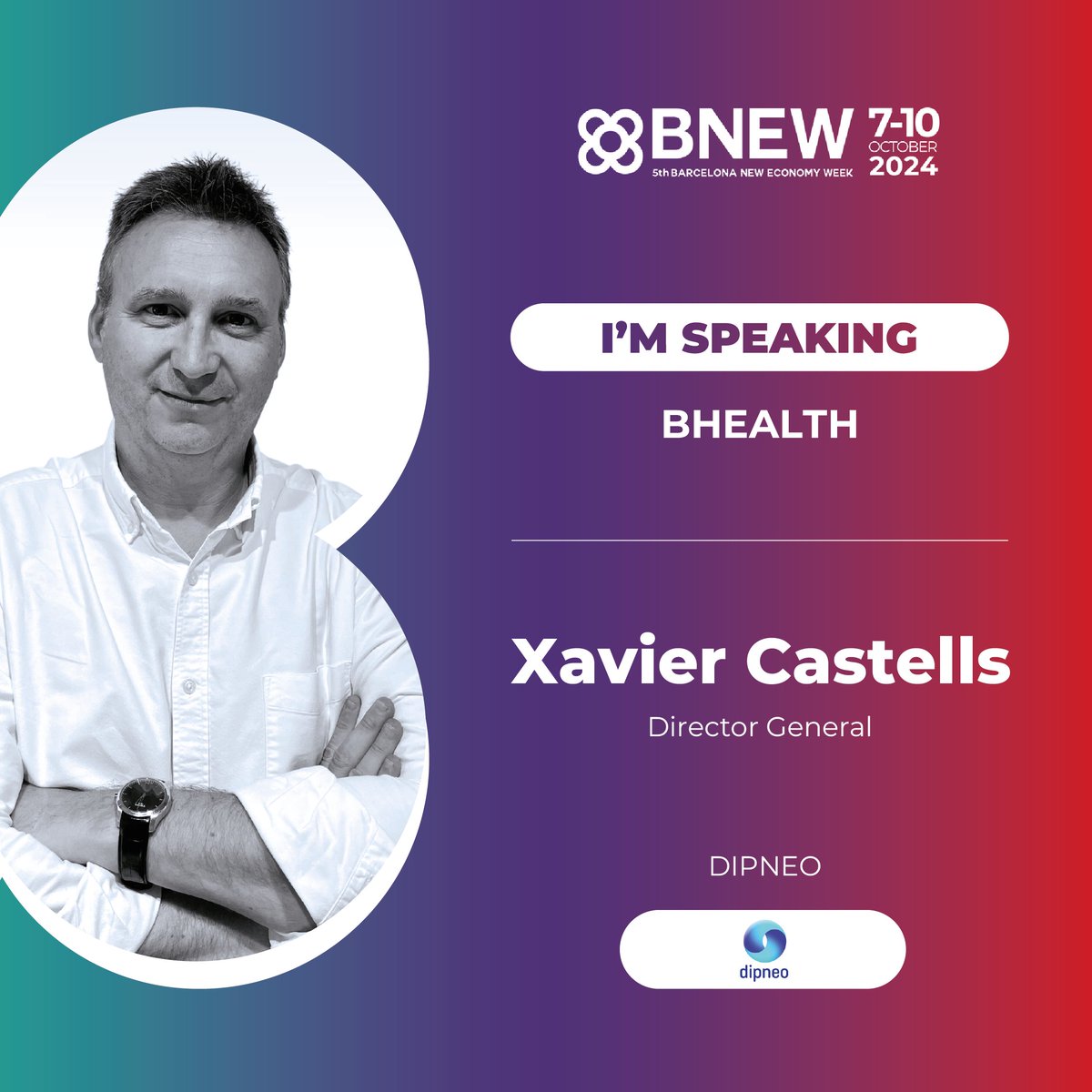 Ens veiem el proper dijous a les 10 del matí al BNEW parlant d'innovació en salut.