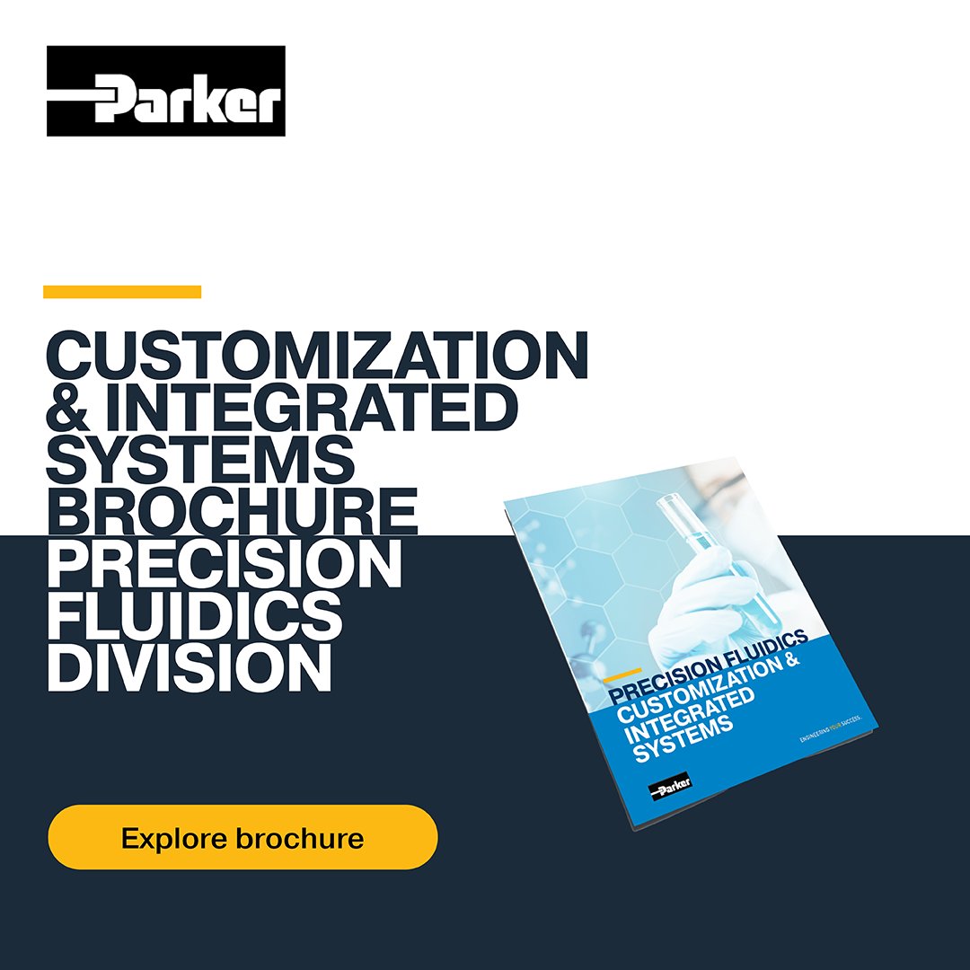 Parker offers more than just fluidic components! Discover how our expertise in integrated systems and solutions can simplify your processes and enhance efficiency. Explore the brochure: prker.co/3TURFzk

#FluidicTechnology #CustomizedSolutions #IntegratedSystems