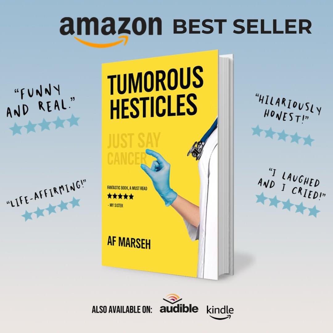 FREE book on Kindle today and for the next 5 days! 📚 

You can now add the best seller-Tumorous Hesticles : Just Say Cancer 

To your kindle libraries for free for the next 5 days.

This is the only time it can be for free on kindle so download it today!

Share with your kindle