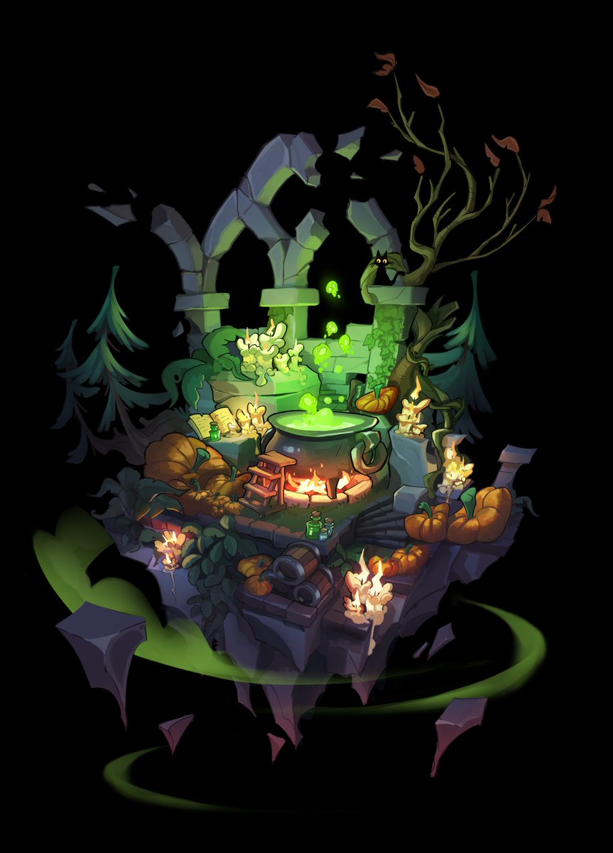 Potion is almost done🧙‍♀️
little paint for october 🍂(no IA)