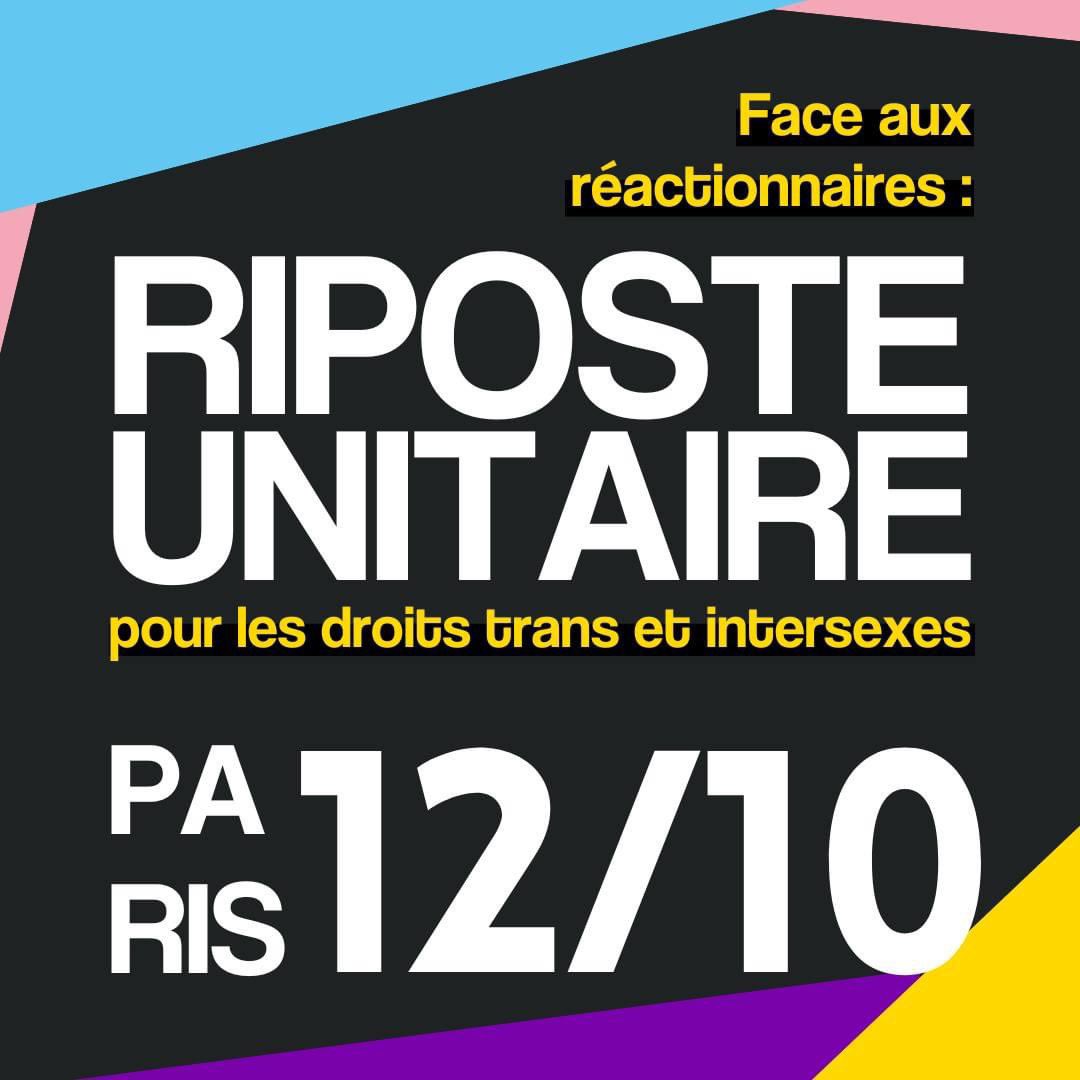 CLE Autistes (inactif) (@cle_autistes) on Twitter photo 🗣CLE Autiste Ile de France est signataire de l'appel de <a href="/ExisTransInter/">ExisTransInter</a>
📍Rendez vous le 12 octobre à 14h place de la République pour marcher pour les droits des personnes trans et intersexes !
blogs.mediapart.fr/les-invites-de… 🗣CLE Autiste Ile de France est signataire de l'appel de <a href="/ExisTransInter/">ExisTransInter</a>
📍Rendez vous le 12 octobre à 14h place de la République pour marcher pour les droits des personnes trans et intersexes !
blogs.mediapart.fr/les-invites-de…