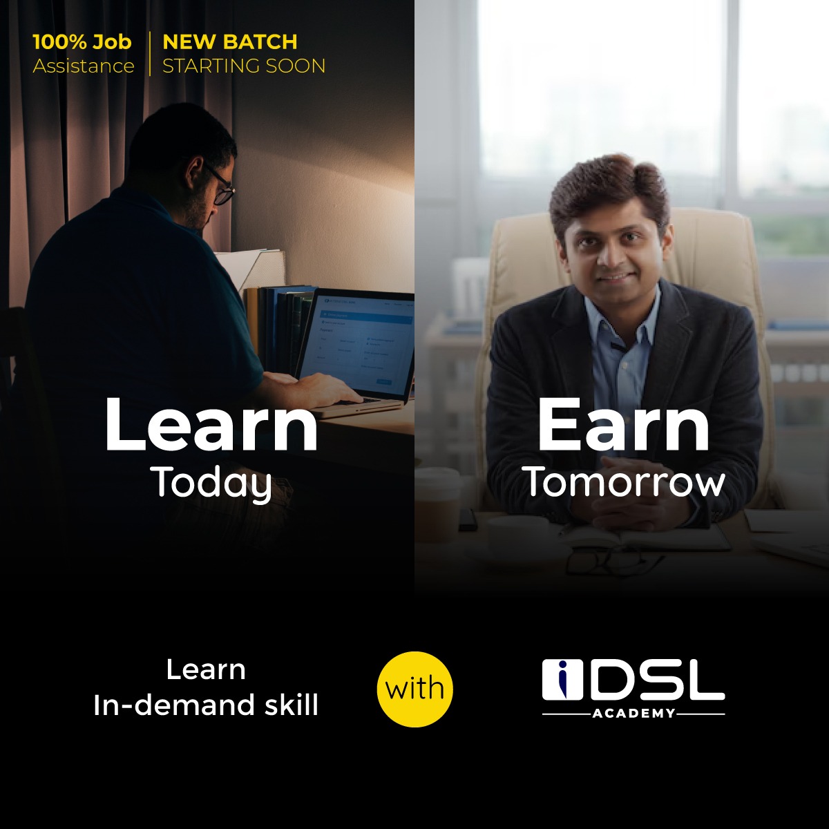 idslacademy's tweet photo. Secure your future with IDSL Academy! New batch starting soon – learn today, earn tomorrow with 100% job assistance.

📞 +91 63523-46096
🌐 https://t.co/m0GX7uyUaQ

#IDSLAcademy #InDemandSkillsLearning #courses #Enrollnow #ahmedabad https://t.co/z1OjvrcNRk