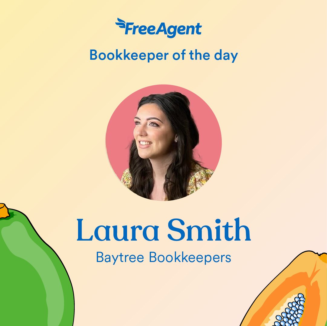 freeagent's tweet photo. As part of #BookkeeperBoostWeek, we wanted to give a shoutout to Laura from Baytree Bookkeepers ๐ Laura has just set up her practice and will be taking on her first employee soon - huge congratulations! ๐ https://t.co/Y0eZWvpjbg