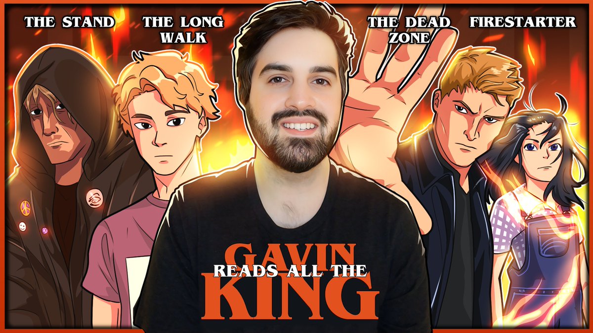My journey reading through every Stephen King book in publication order continues!! Check out my latest YouTube video reading through King's works for the first time: youtube.com/watch?v=VLg69F…

In the video: The Stand, The Long Walk, The Dead Zone &amp; Firestarter 🔥
