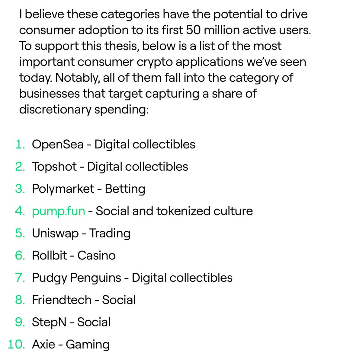“Consumer crypto” is a new narrative being shoved down by Abstract and its backers

They basically package all the gaming, social, NFT, DeFi, gambling, betting, memecoin stuff built since 2021, combine it with account abstraction and push it as a new narrative for their upcoming