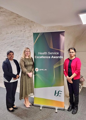InfectionTuh's tweet photo. Delighted to have our work shortlisted for
@HSE_HR Excellence awards. Great opportunity for the #IPC team to present our work on our 2023 campaign #NoRiskNoGloves
#GreenHospital #Sustainability #reducewaste #HandHygiene #TUHWorkingTogether
@ainemlynch11 @lulunugent https://t.co/pPxF6DRgre