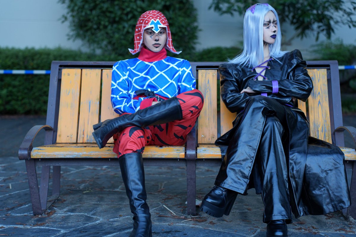 _j1010's tweet photo. ジョジョの奇妙な冒険〜黄金の風〜

Guido Mista: @yume_cos41 
Photo: @keyclannadkyou 

#アコスタみのおキューズモール https://t.co/F5Ss4MLY5F