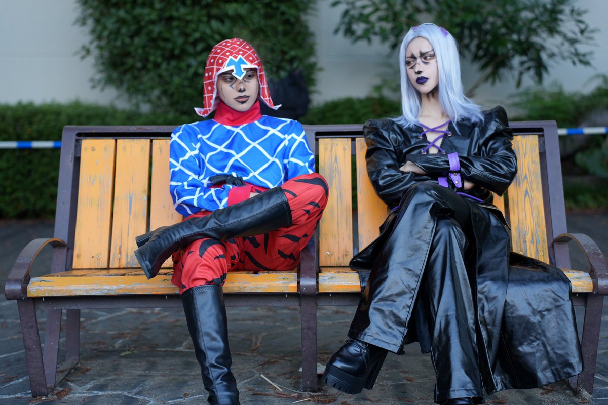 _j1010's tweet photo. ジョジョの奇妙な冒険〜黄金の風〜

Guido Mista: @yume_cos41 
Photo: @keyclannadkyou 

#アコスタみのおキューズモール https://t.co/F5Ss4MLY5F