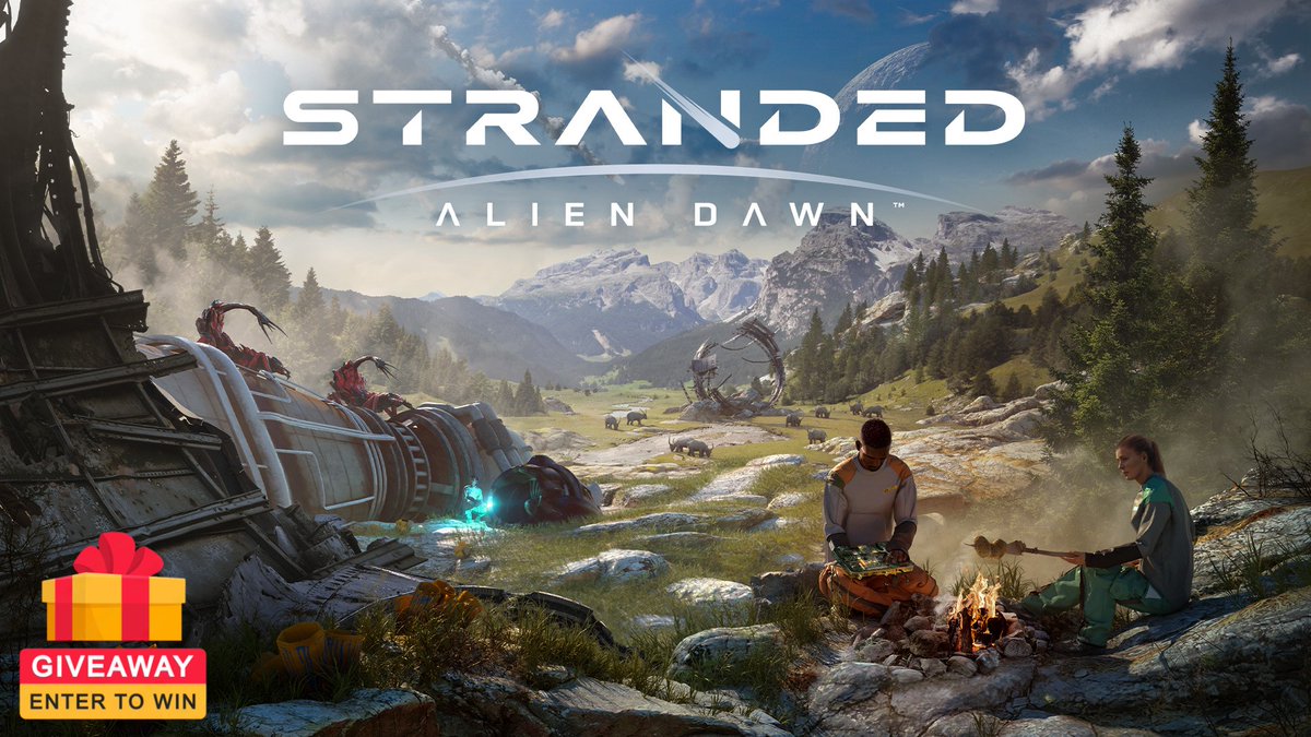SteamGamesPC's tweet photo. 🎁#GIVEAWAY - 👽"Stranded: Alien Dawn"👽 #Steam Key ($34,99) - Sponsored by @josiah3251

To enter:🎁
✅Follow me / @PlayStationGN
❤️Like and ♻️RT this tweet
⏰12 Hours /🏆1 Winner!
📩DM me to sponsor a giveaway like this!
#Steam #SteamKey https://t.co/JVQefquMTH