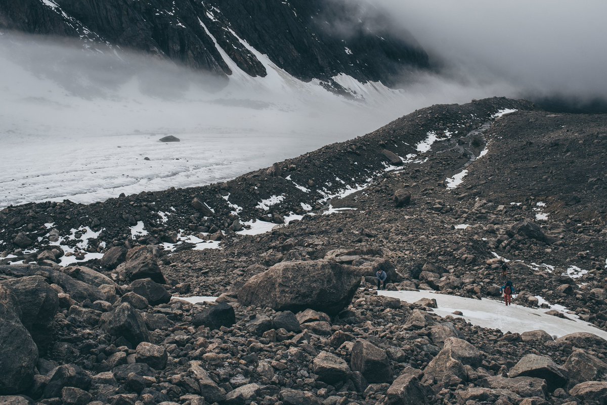 Lateral #moraine of Aqqutikitsoq glacier during last August #fieldwork (West #Greenland)