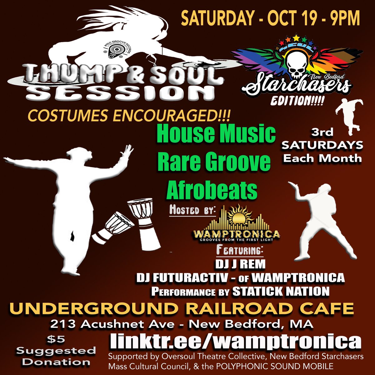 The THUMP &amp; SOUL SESSION brings that House Music 🔥🔥🔥 to the Southcoast!!! #housemusic #afrohouse #afrobeat #raregroove