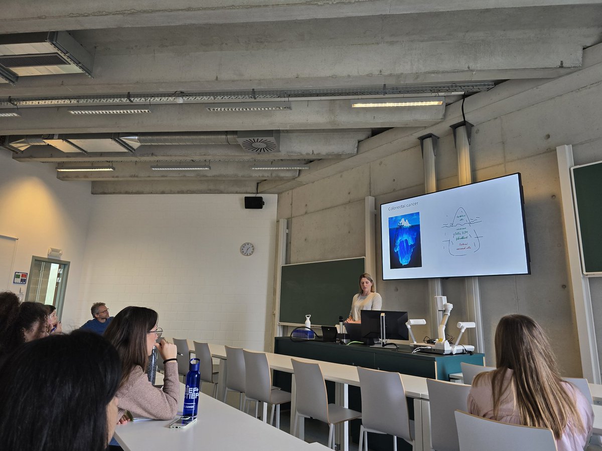 Gianluca Matteoli (@gmatteoli1978) on Twitter photo Great to have at <a href="/TARGID_KULEUVEN/">TARGID KU LEUVEN</a> Prof. Veerle Melotte @MelotteVeerle from the Lab of Colorectal Cancer Neuroscience at Maastricht University Medical Center. She’s pioneering groundbreaking research on the communication between the enteric nervous system and colon carcinoma. Great to have at <a href="/TARGID_KULEUVEN/">TARGID KU LEUVEN</a> Prof. Veerle Melotte @MelotteVeerle from the Lab of Colorectal Cancer Neuroscience at Maastricht University Medical Center. She’s pioneering groundbreaking research on the communication between the enteric nervous system and colon carcinoma.