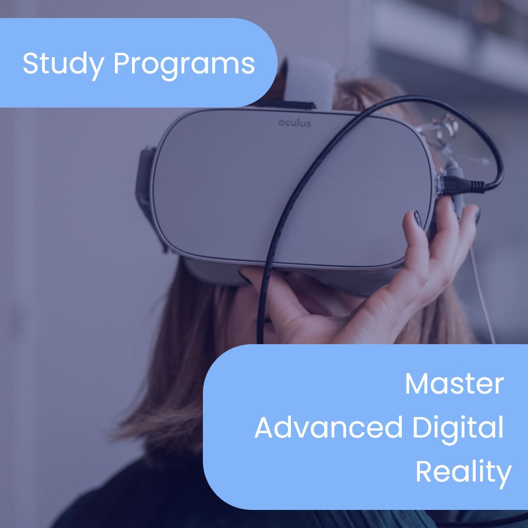 A step into the future with Advanced Digital Reality! 🚀

Are you curious about the limitless possibilities of artificial intelligence? Would you like to help shape the digital landscape of today? Then our Master's degree program in Advanced Digital Reality is just what you need