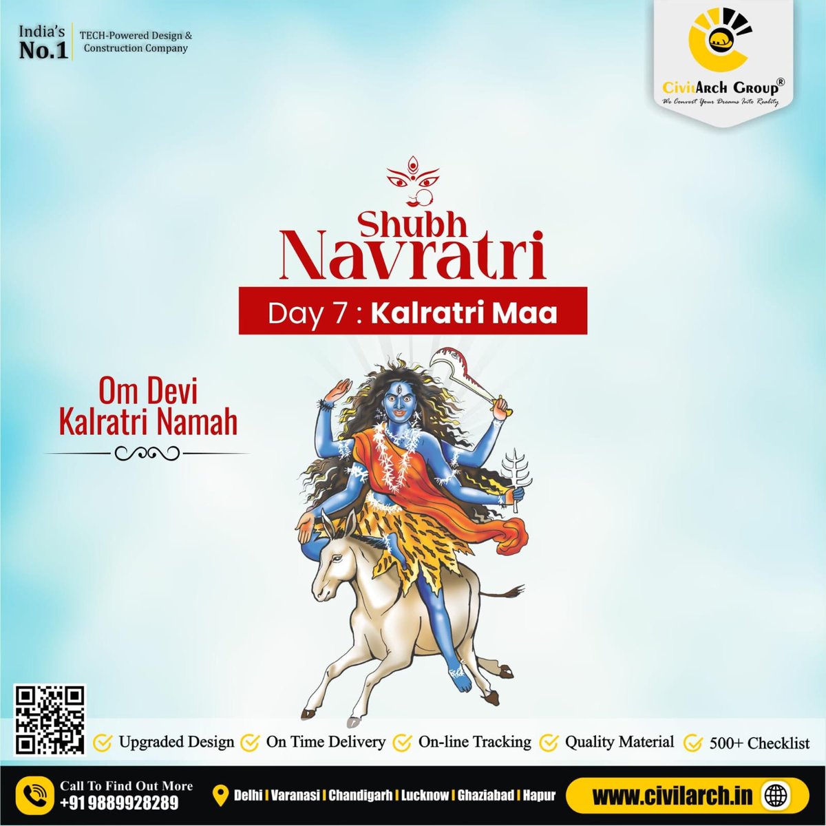 CivilArchgroup's tweet image. 🏗️ Shubh Navratri! 🙏 With Maa Kaalratri’s blessings, we build strong, resilient structures. Let’s construct a future of strength together! 💪✨

📞 +919889928289
🌐 civilarch.in
#MaaKaalratri #CivilArchGroup #StrengthInConstruction