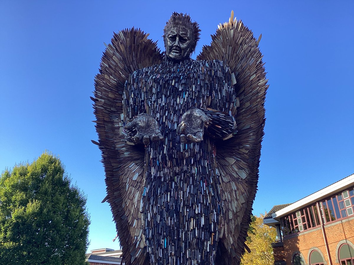 Last week some students joined in the opening ceremony of the #KnifeAngel at Sandwell Council House. #Community #KnifeCrime #KnifeSafety #Opportunity