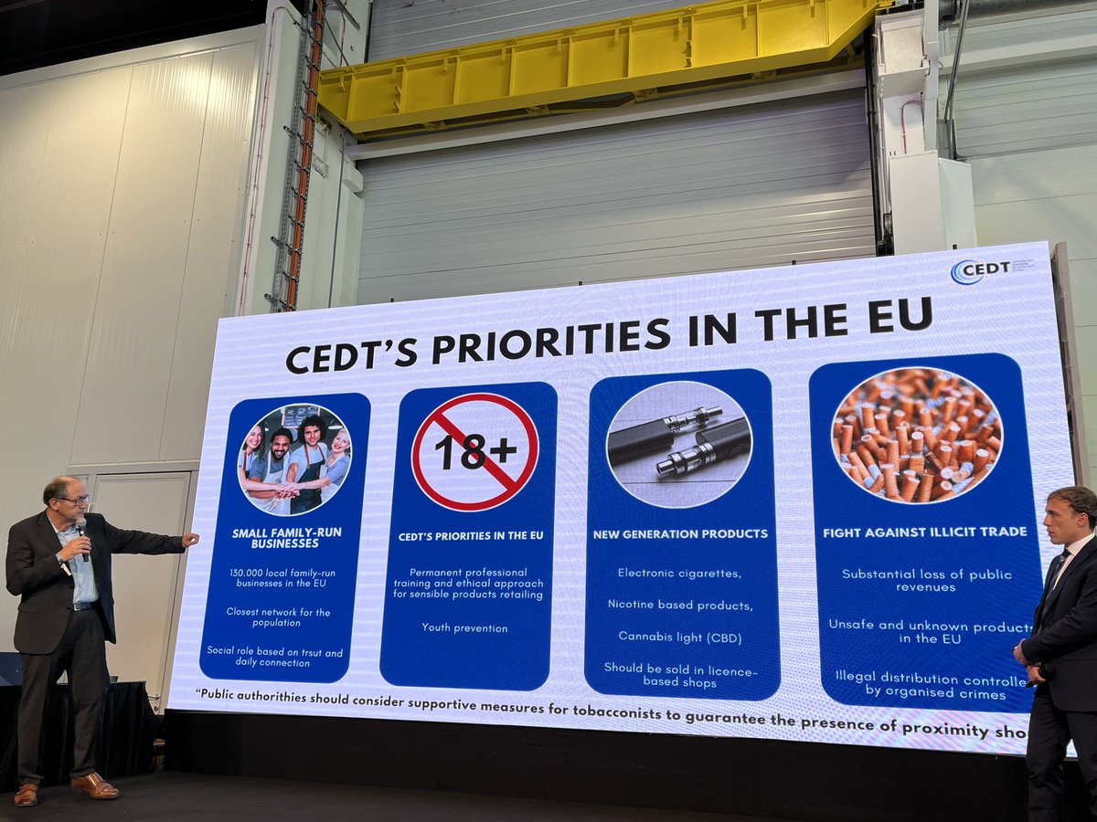 Confédération Européenne des Détaillants de tabac tweet media