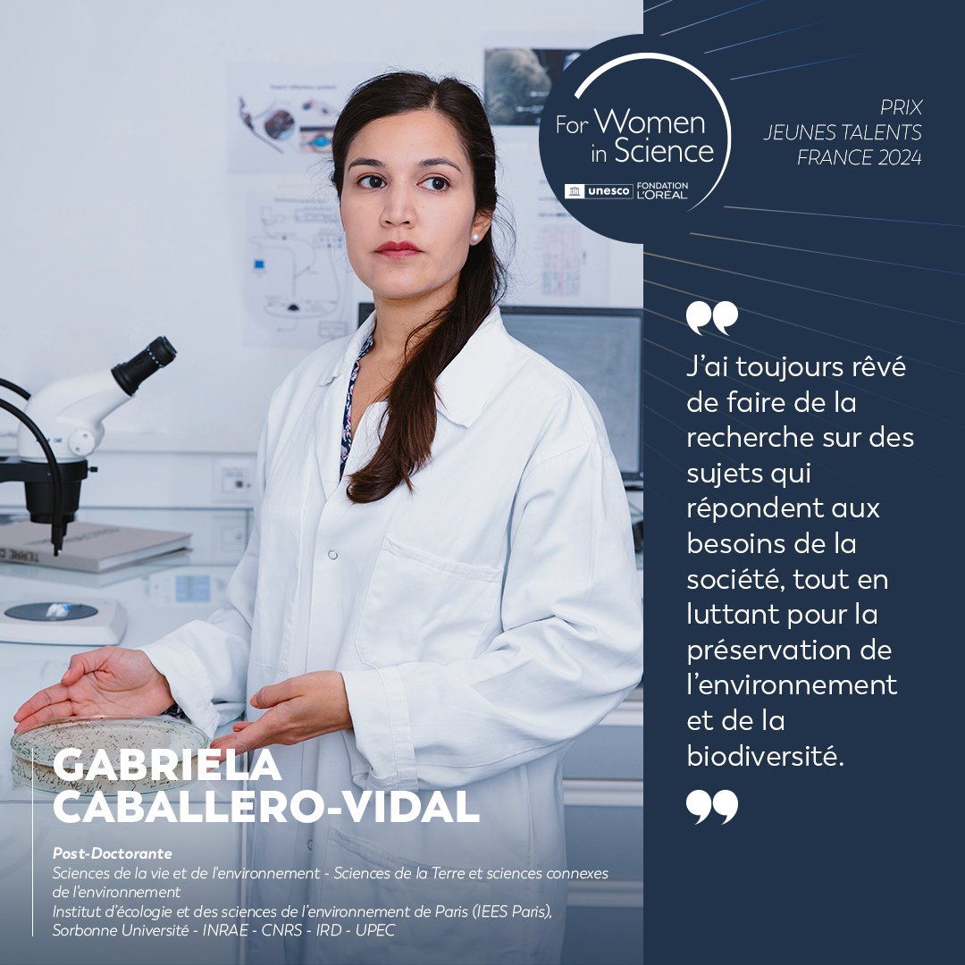 iEES Paris (@ieesparis) on Twitter photo Félicitations à Gabriela Caballero-Vidal <a href="/Gabicabvidal/">Gabriela Caballero V</a> post-doctorante <a href="/Sorbonne_Univ_/">Sorbonne Université</a> à <a href="/iEESParis/">iEES Paris</a> pour sa nomination en tant que Jeune Talent #ForWomenInScience 2024 de la <a href="/FondationLOreal/">Fondation L'Oréal</a>-<a href="/UNESCO/">UNESCO 🏛️ #Education #Sciences #Culture 🇺🇳</a>
🔗En savoir plus : iees-paris.fr/gabriela-cabal…
CP : fondationloreal.com/sites/default/…
#FWIS2024 Félicitations à Gabriela Caballero-Vidal <a href="/Gabicabvidal/">Gabriela Caballero V</a> post-doctorante <a href="/Sorbonne_Univ_/">Sorbonne Université</a> à <a href="/iEESParis/">iEES Paris</a> pour sa nomination en tant que Jeune Talent #ForWomenInScience 2024 de la <a href="/FondationLOreal/">Fondation L'Oréal</a>-<a href="/UNESCO/">UNESCO 🏛️ #Education #Sciences #Culture 🇺🇳</a>
🔗En savoir plus : iees-paris.fr/gabriela-cabal…
CP : fondationloreal.com/sites/default/…
#FWIS2024
