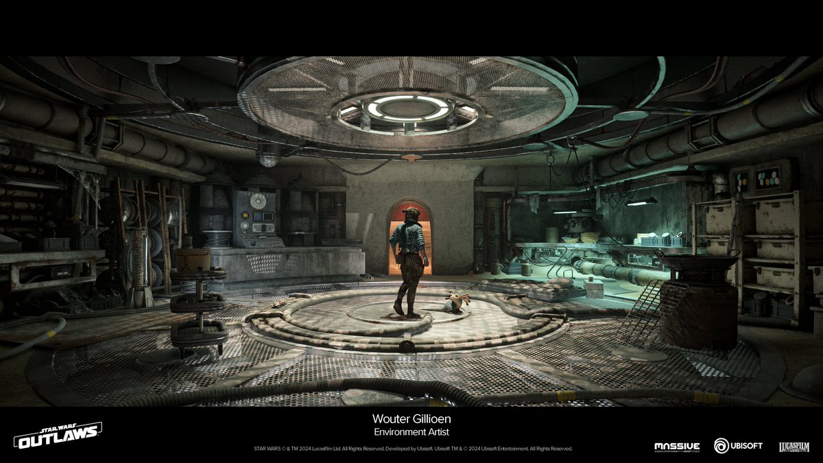 Playing through Tatooine in #StarWarsOutlaws , you'll come across an overgrown abandoned moisture farm. My focus was to make the space feel very lived in and put a real story behind the location. 

More shots here: artstation.com/woutergillioen

#StarWars #3D #gamedev
