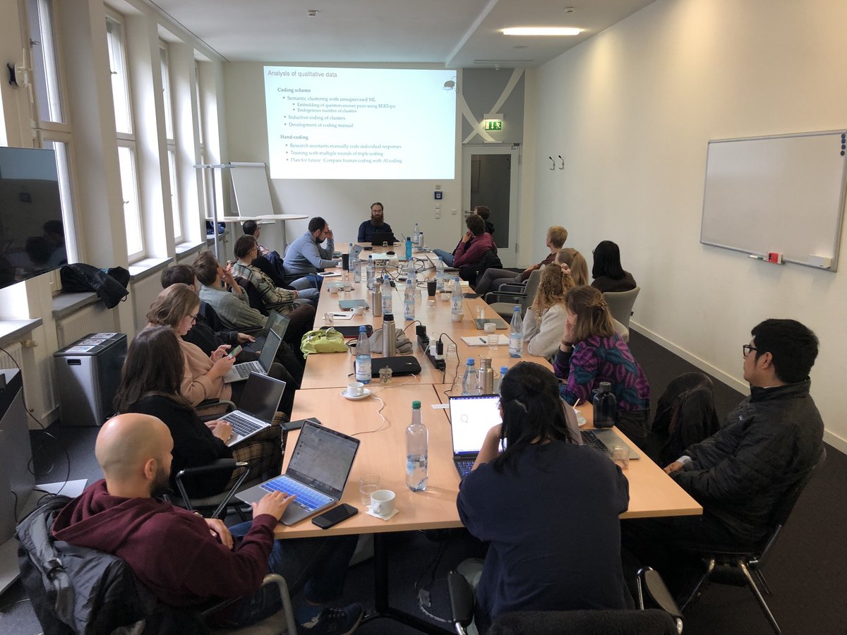 Thanks to <a href="/Ingar30/">Ingar Haaland</a> for giving a super insightful 2-day BeNA Skills Camp on best practices using ChatGPT for economic research at <a href="/DIW_Berlin/">DIW Berlin</a>. We had a blast and learned a lot! 🤖💡(see below)