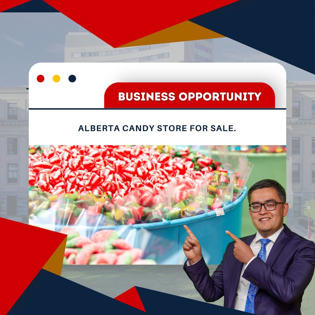 🚨 Exciting Business Opportunity in Alberta! 🍭🍬

📝 Complete the business immigration assessment form now! ➡️ bit.ly/36IA9ZH

With the support of Sobirovs Law Firm, you can focus on running this sweet business while we handle your immigration to Canada!