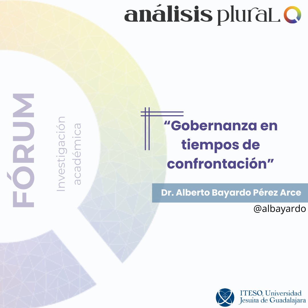 analisisplural's tweet photo. ¿Cómo impacta la confrontación política en la gobernanza? En el 6° número de AP @albayardo  analiza los desafíos de mantener la colaboración entre actores públicos en contextos polarizados y cómo esto puede dar espacio a la gobernanza criminal.
https://t.co/Pq7dcQkHKJ https://t.co/t5sUmNcpFj