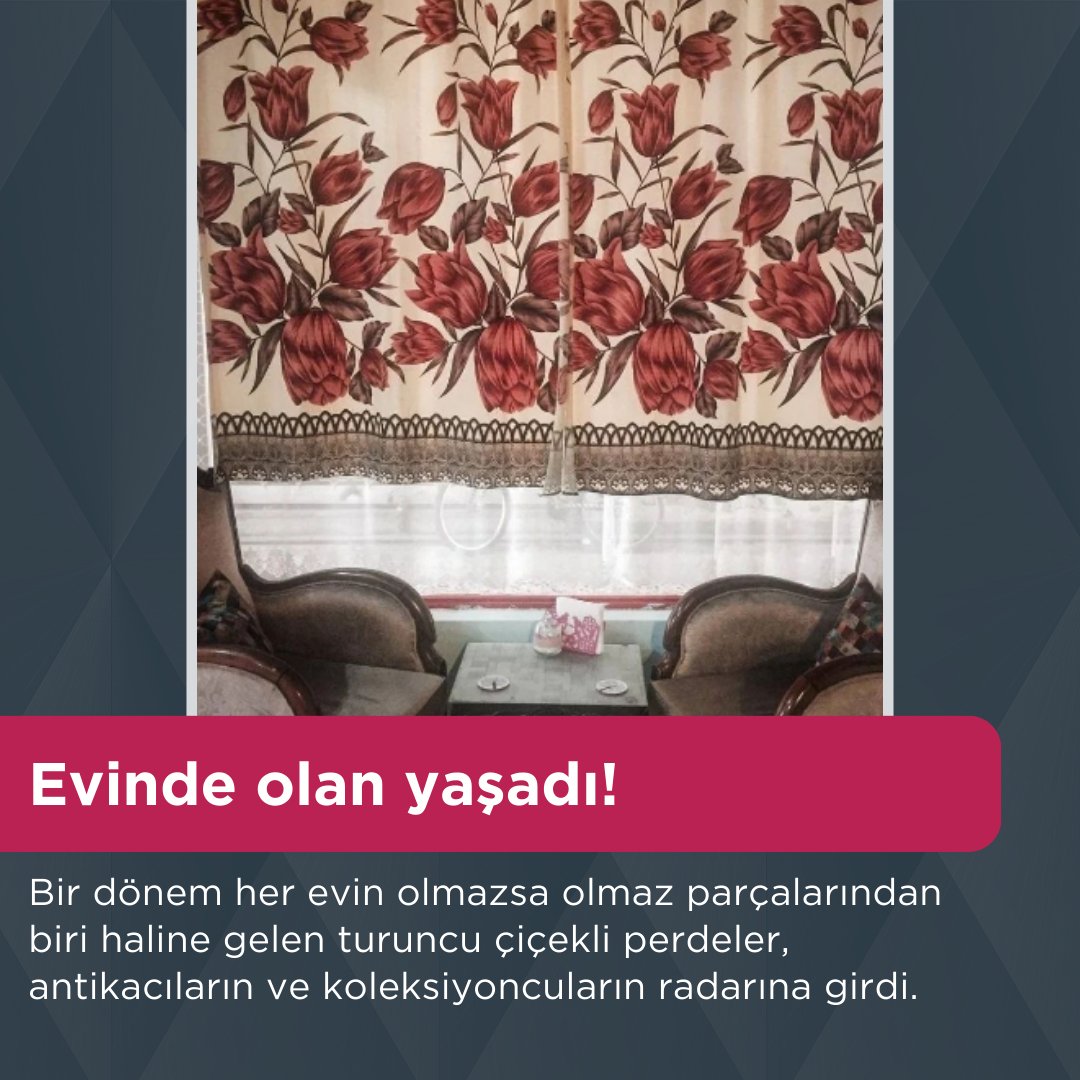 Turuncu çiçekli nostaljik perdeler için servet döküyorlar!
🔗buff.ly/47XE93L