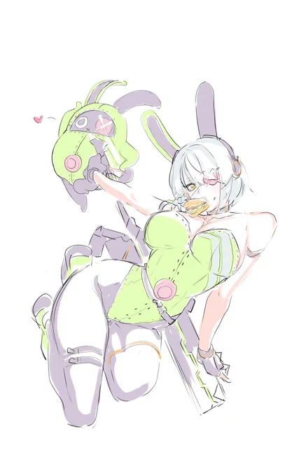 アミリオンってバニーガールっぽいデザインしてるよねっていうのとアミリオンとアンビーちゃんなんか似てるよねっていうの 